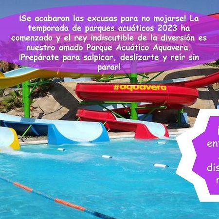 Casa Baja Naturista Con Patio En Primera Linea! Vera Eksteriør billede